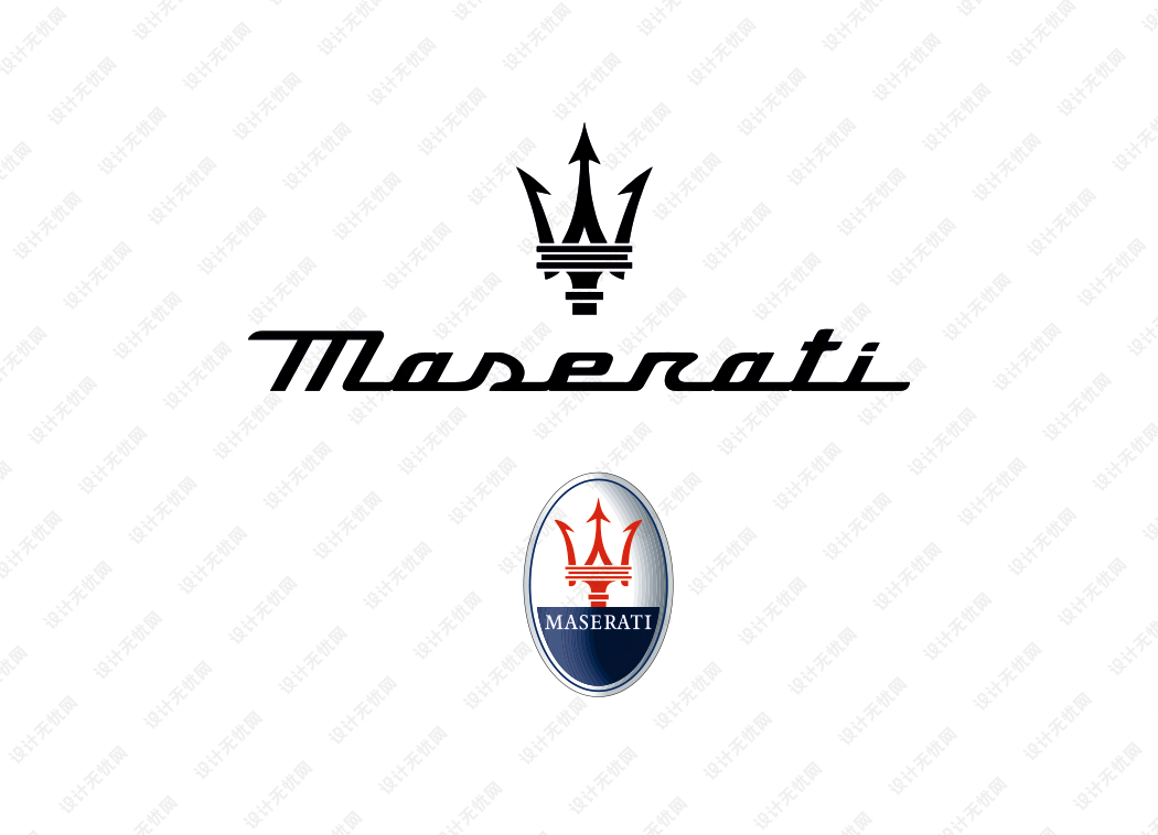 玛莎拉蒂(Maserati)汽车logo矢量标志素材下载