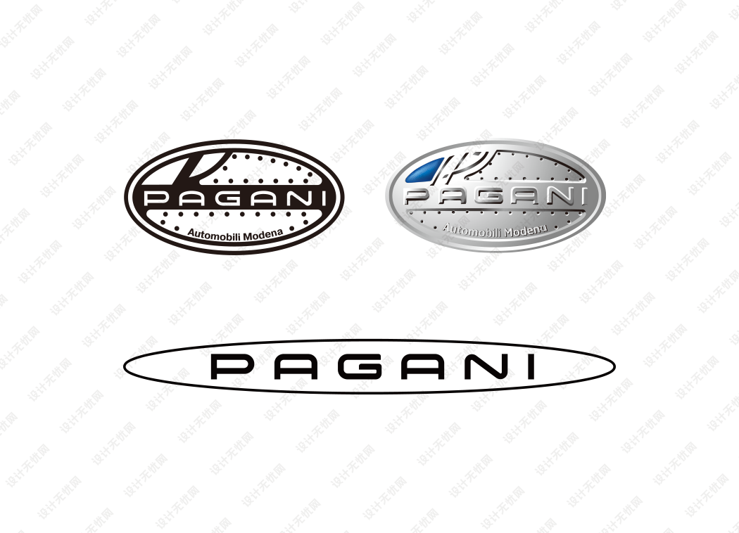 帕加尼(Pagani)汽车logo矢量标志素材下载
