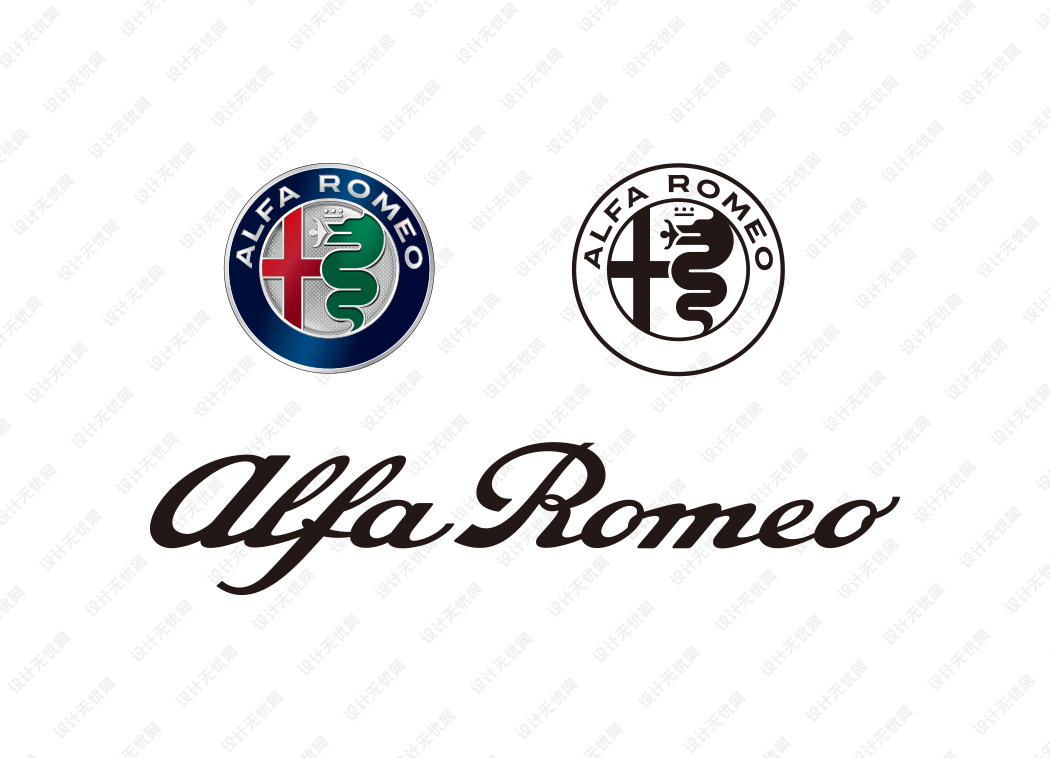 阿尔法·罗密欧(Alfa Romeo)汽车logo矢量标志素材下载