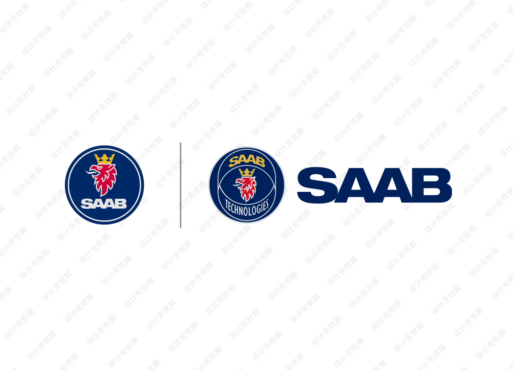 萨博(SAAB)汽车logo矢量标志素材下载