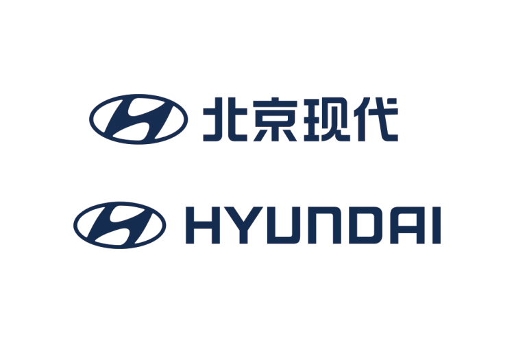 北京现代汽车logo矢量标志素材下载