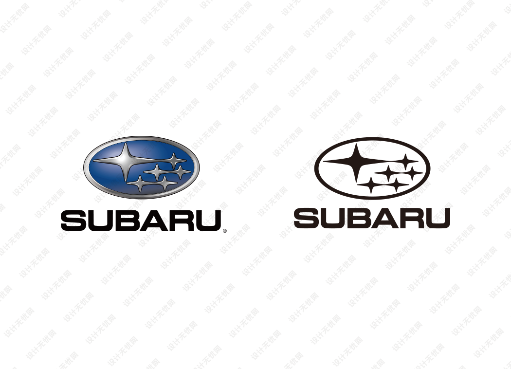 斯巴鲁汽车logo矢量标志素材下载