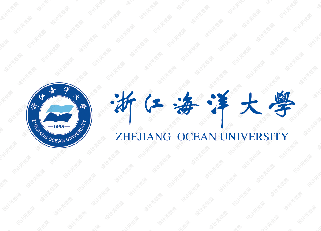 浙江海洋大学校徽logo矢量标志素材