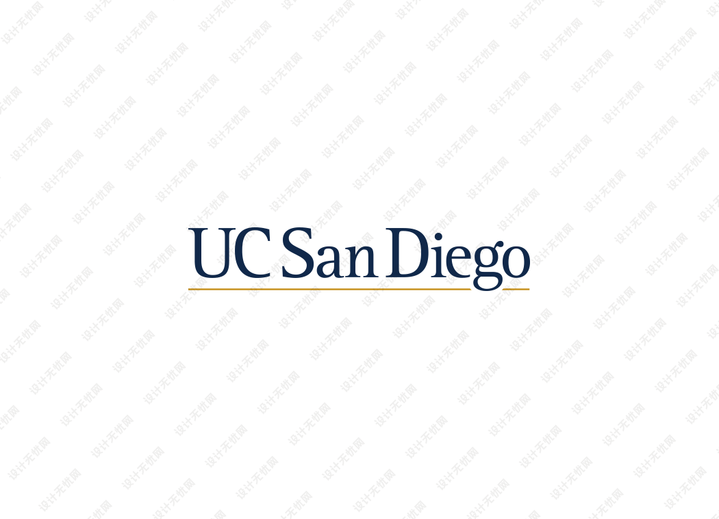 加州大学圣迭戈分校校徽logo矢量标志素材