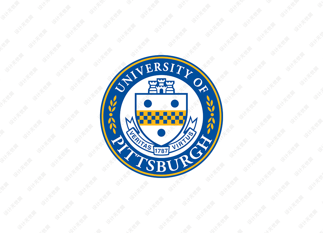 美国匹兹堡大学校徽logo矢量标志素材