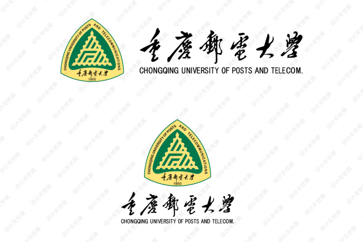 重庆邮电大学校徽logo矢量标志素材