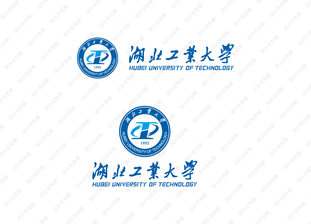 湖北工业大学校徽logo矢量标志素材