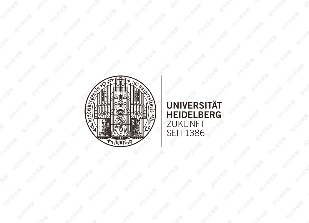 德国海德堡大学校徽logo矢量标志素材