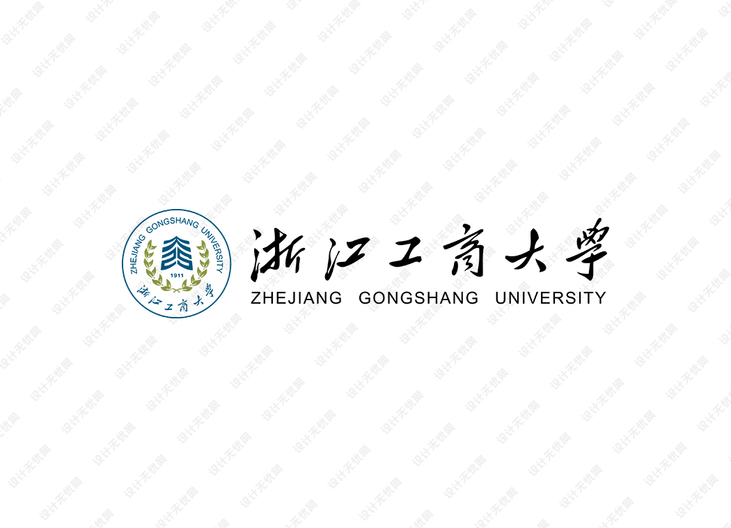 浙江工商大学校徽logo矢量标志素材