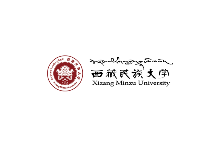西藏民族大学校徽logo矢量标志素材
