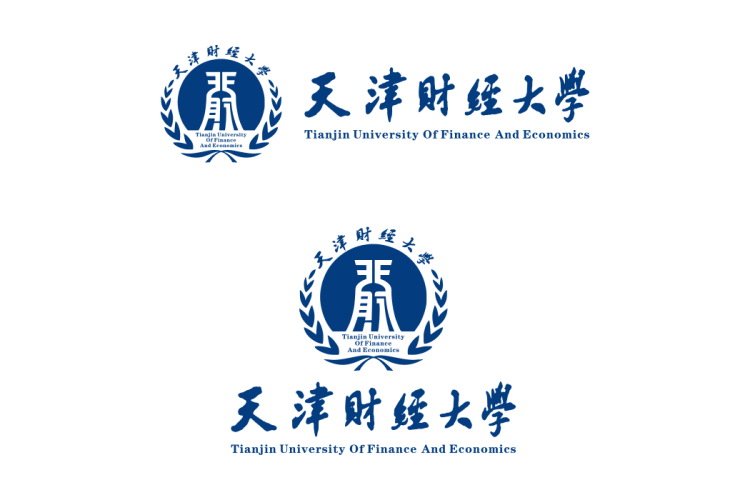 天津财经大学校徽logo矢量标志素材