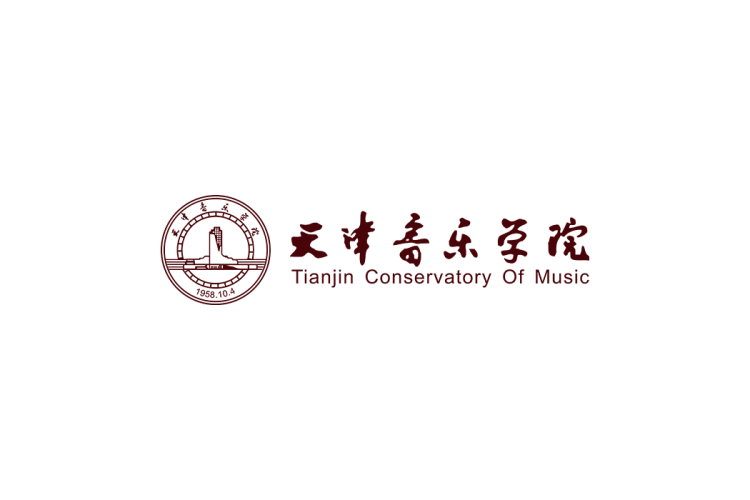 天津音乐学院校徽logo矢量标志素材