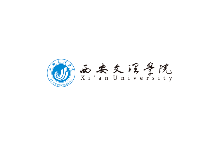 西安文理学院校徽logo矢量标志素材