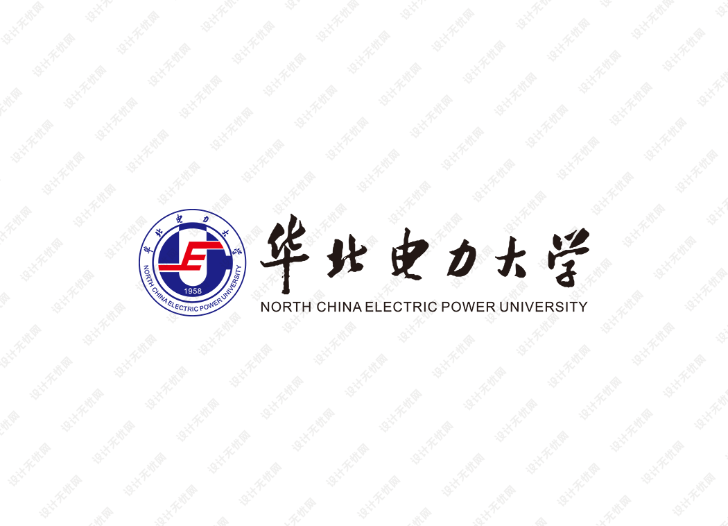 华北电力大学校徽logo矢量标志素材