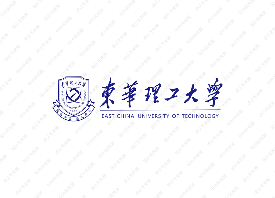 东华理工大学校徽logo矢量标志素材