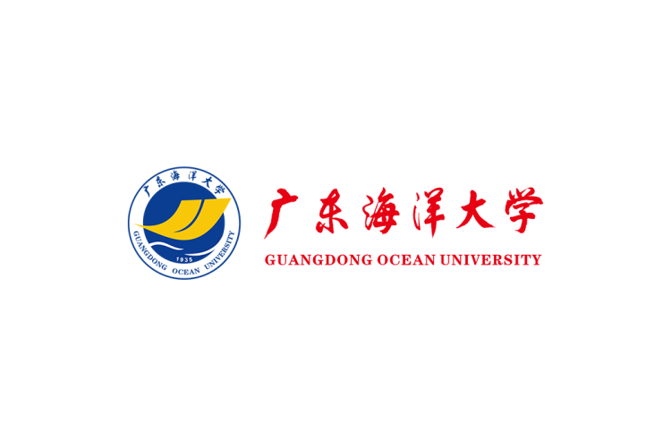广东海洋大学校徽logo矢量标志素材