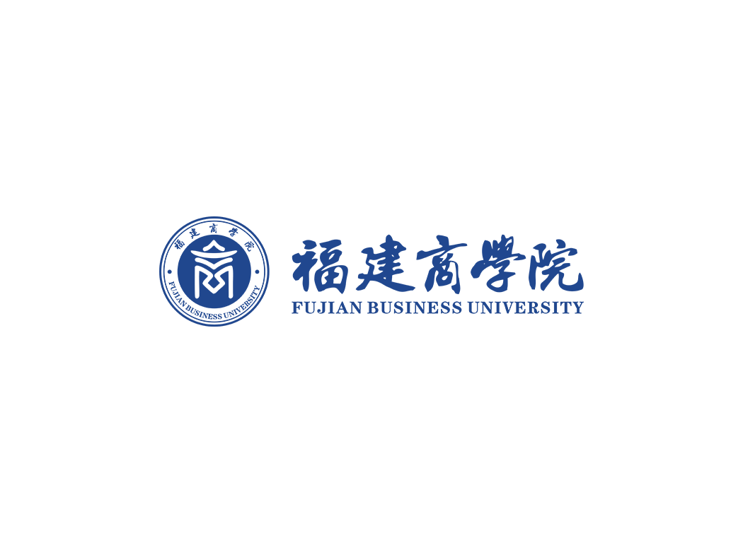 福建商学院校徽logo矢量标志素材