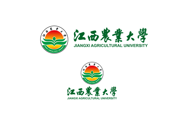 江西农业大学校徽logo矢量标志素材