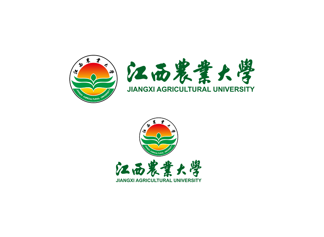 江西农业大学校徽logo矢量标志素材