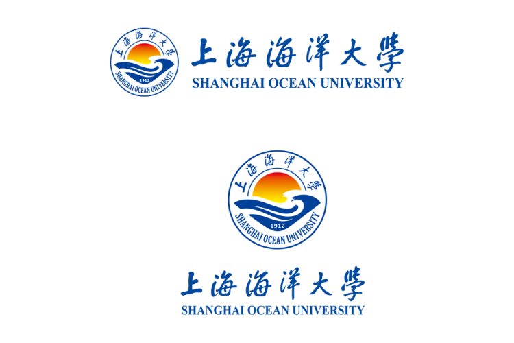 上海海洋大学校徽logo矢量标志素材
