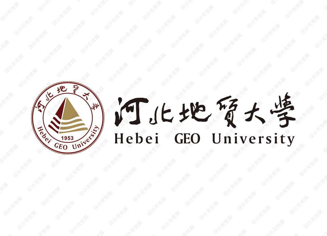 河北地质大学校徽logo矢量标志素材