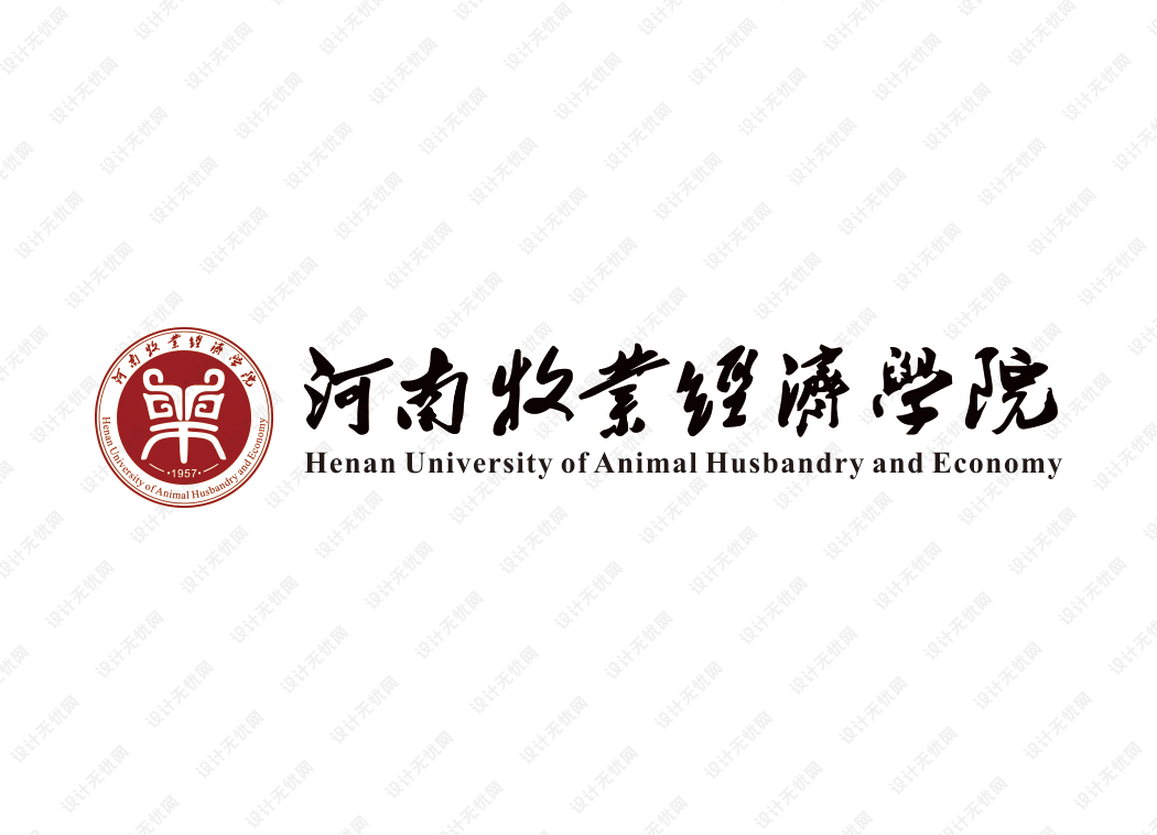 河南牧业经济学院校徽logo矢量标志素材