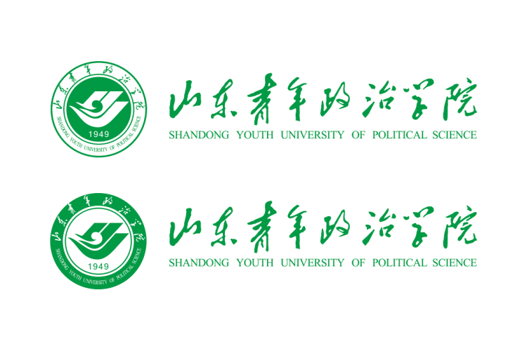 山东青年政治学院校徽logo矢量标志素材