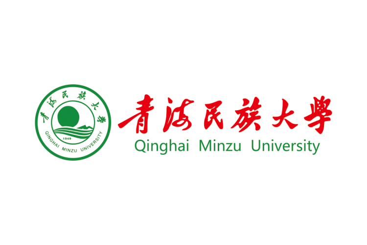 青海民族大学校徽logo矢量标志素材