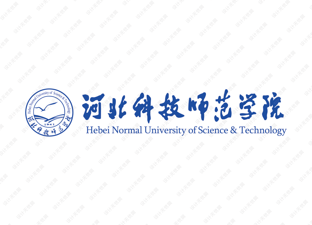 河北科技师范学院校徽logo矢量标志素材