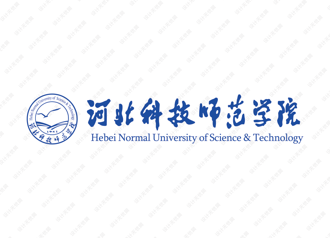 河北科技师范学院校徽logo矢量标志素材