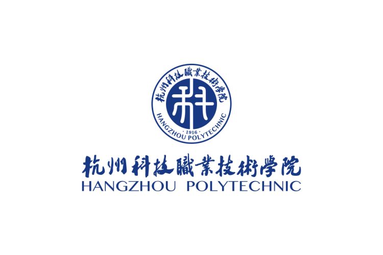 杭州科技职业技术学院校徽logo矢量标志素材