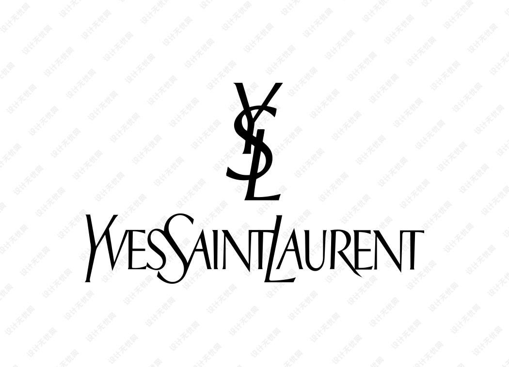 YSL圣罗兰logo矢量标志素材下载