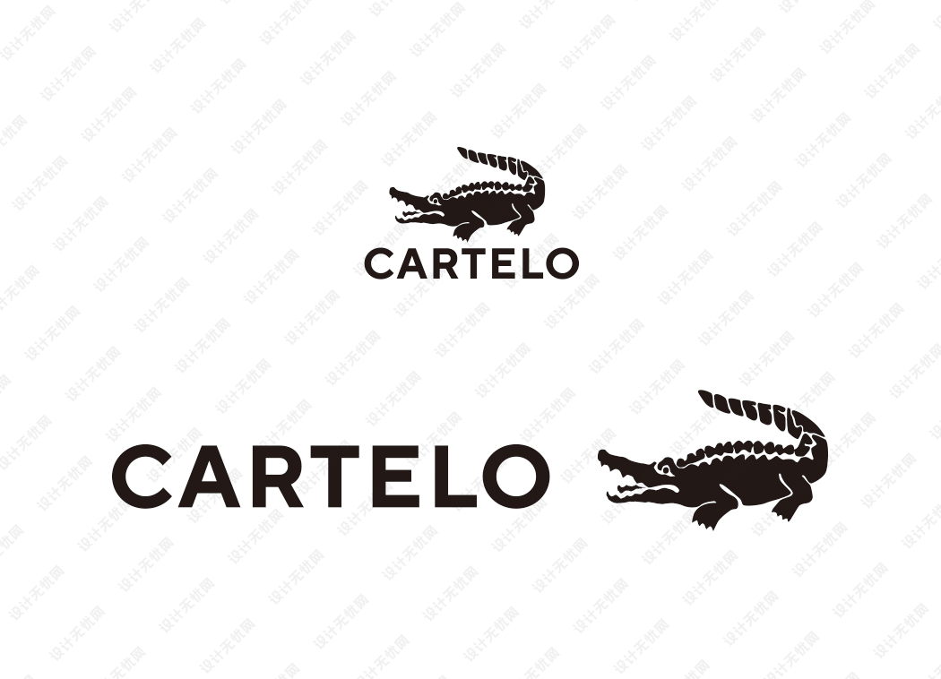 CARTELO卡帝乐鳄鱼logo矢量标志素材下载
