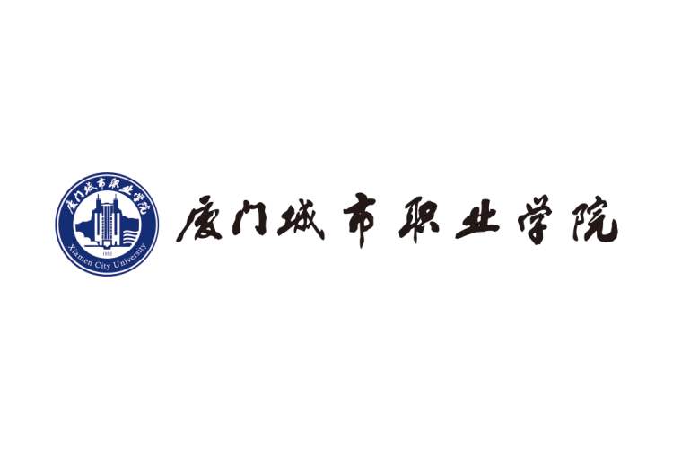 厦门城市职业学院校徽logo矢量标志素材