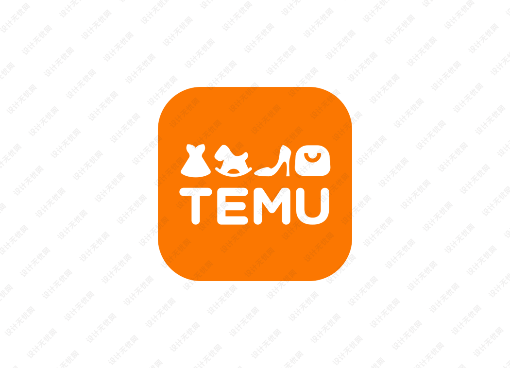 拼多多Temu跨境电商平台logo矢量标志素材