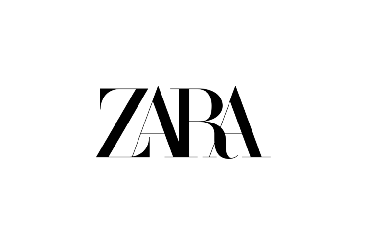 ZARA（飒拉）logo矢量标志素材下载