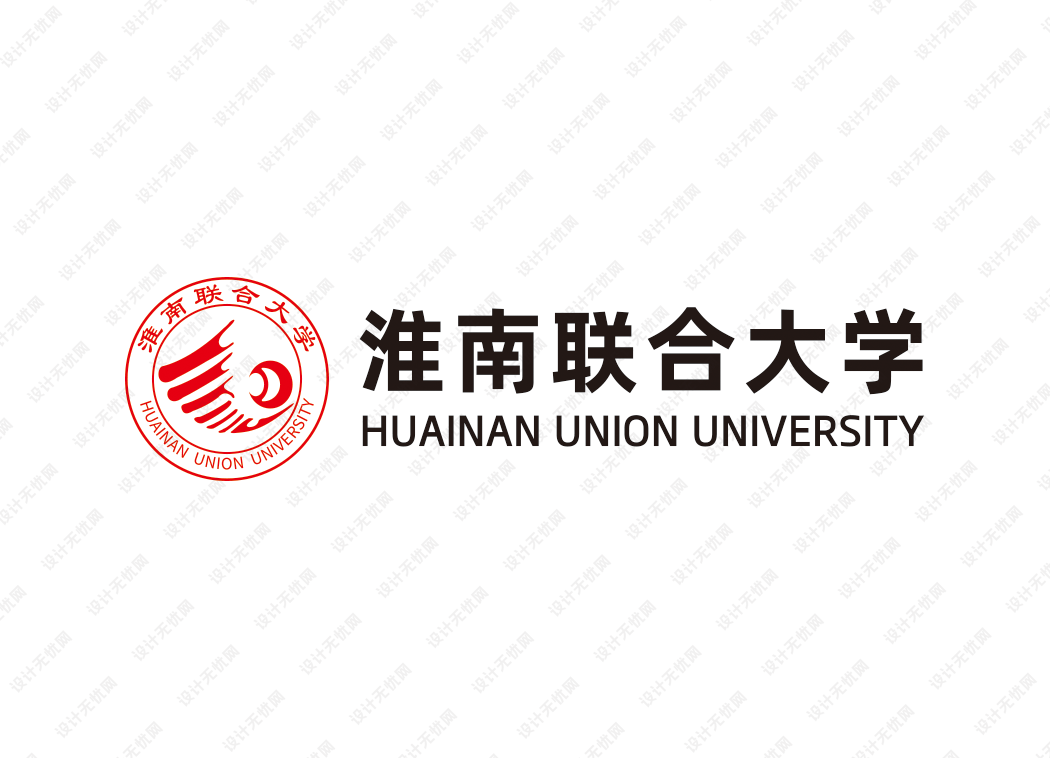 淮南联合大学校徽logo矢量标志素材