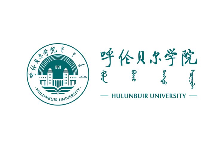 呼伦贝尔学院校徽logo矢量标志素材