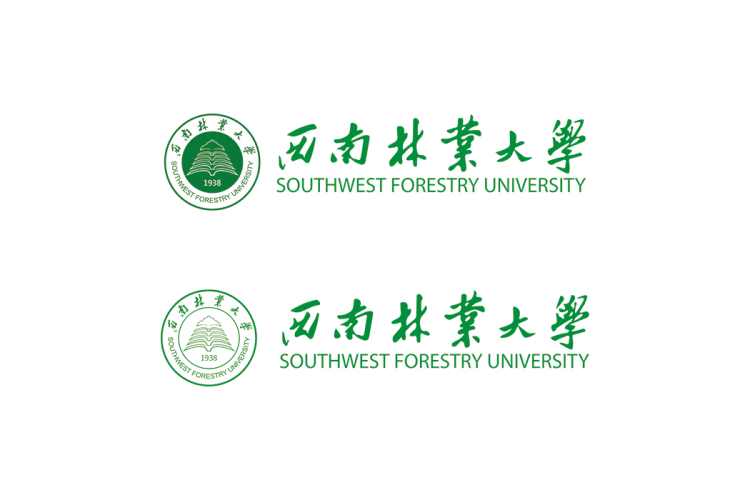 西南林业大学校徽logo矢量标志素材