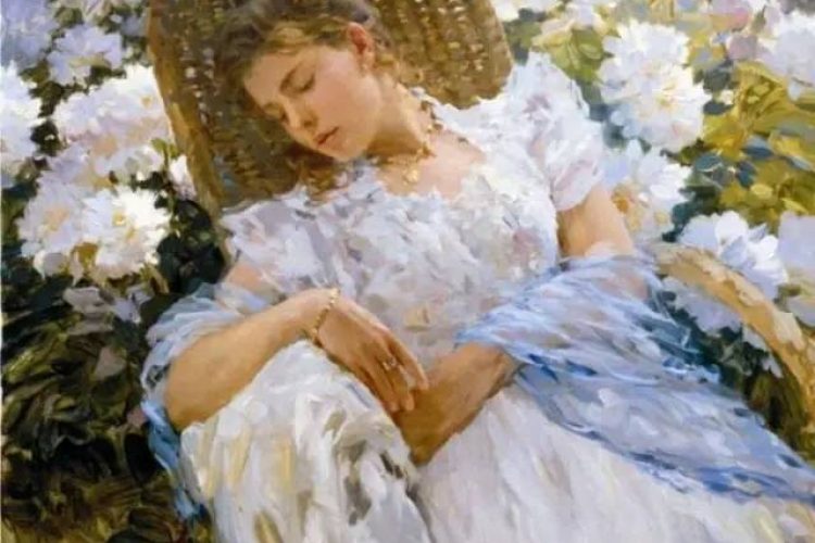 俄罗斯画家尤里·克罗托夫：油画作品中的美女风情万种！