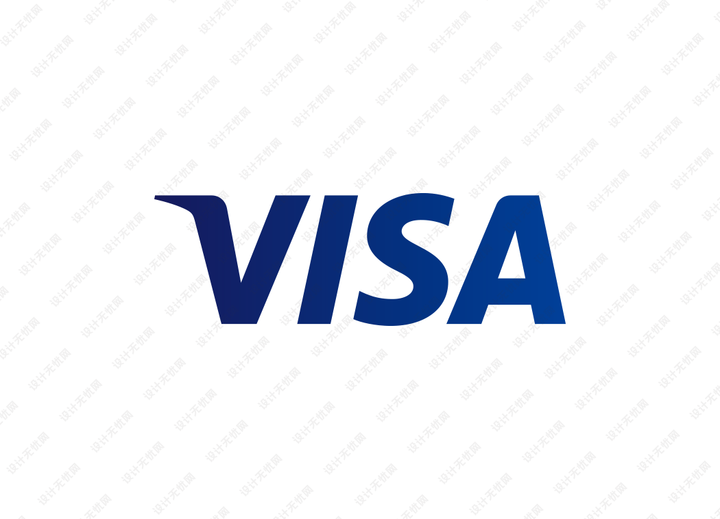 VISA信用卡logo矢量标志素材