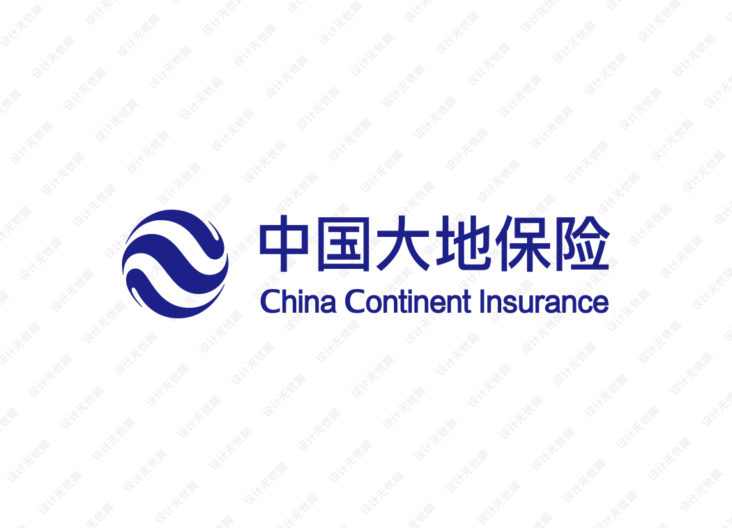 中国大地保险logo矢量标志素材