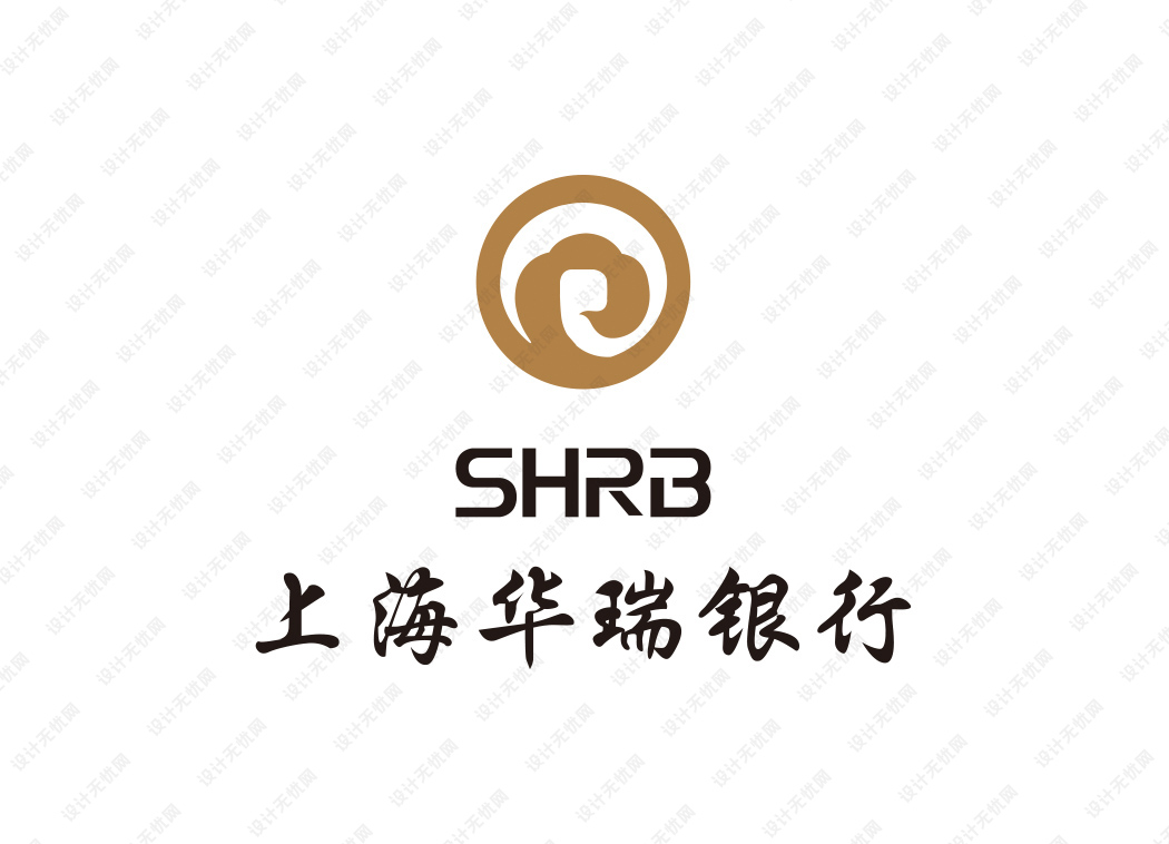 上海华瑞银行logo矢量标志素材
