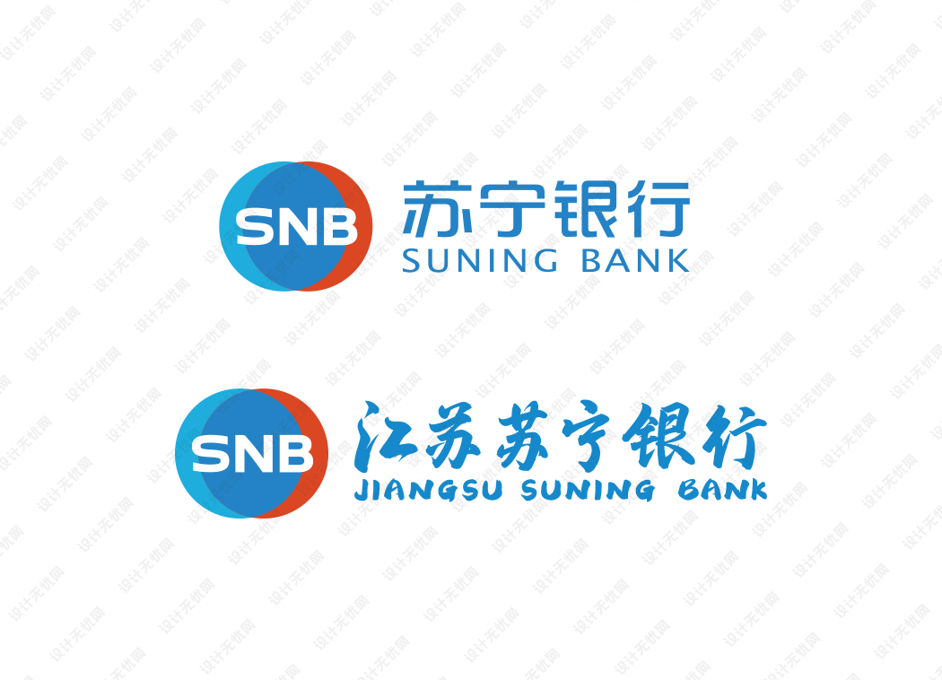 江苏苏宁银行logo矢量标志素材