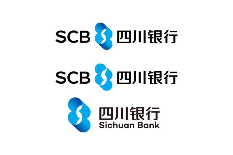 四川银行logo矢量标志素材