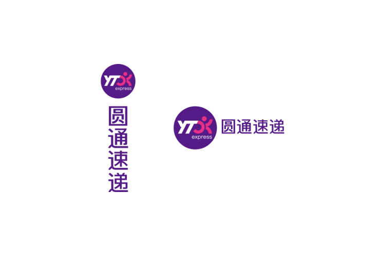 圆通快递logo矢量标志素材