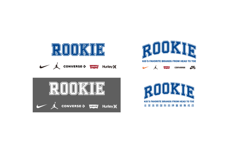 ROOKIE集成店logo矢量标志素材