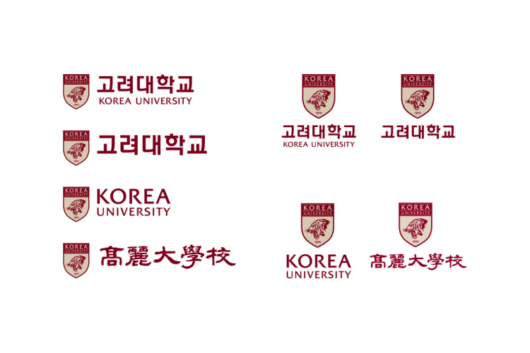 韩国高丽大学校徽logo矢量标志素材