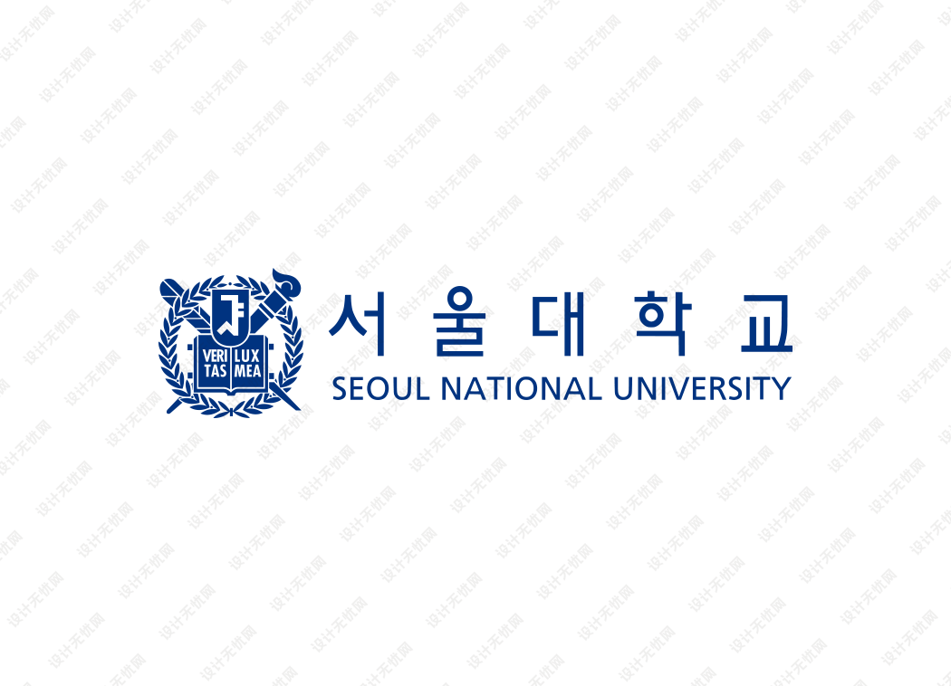 韩国首尔大学校徽logo矢量标志素材