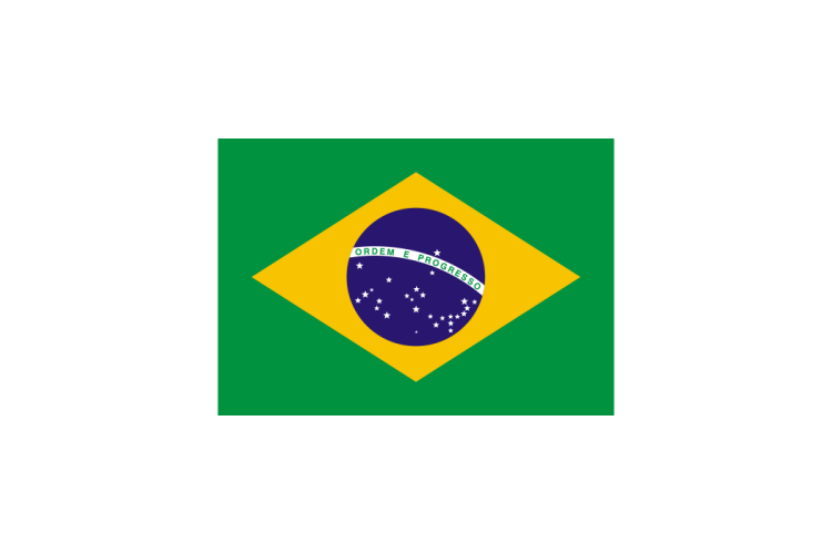 巴西国旗矢量高清素材